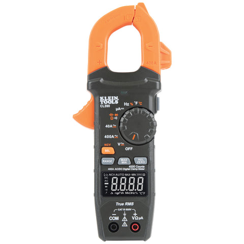 Klein CL390 Digital Clamp Meter / Volt Amp Meter – Calibrated