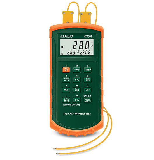 Extech Dual Input Thermometer Type J/K